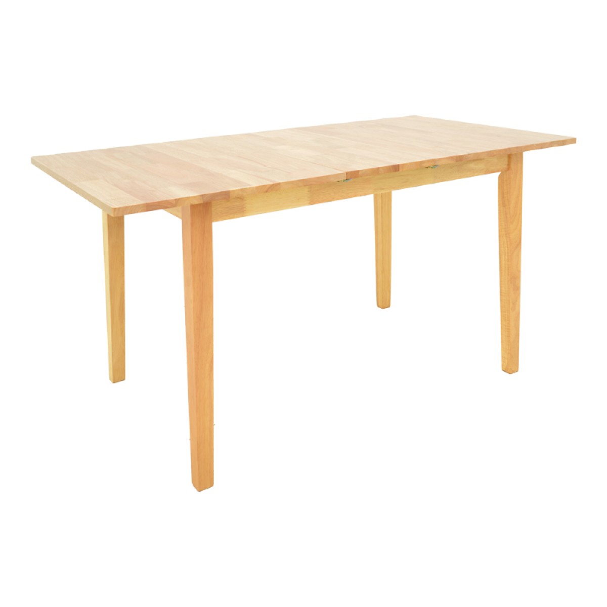 Τραπεζαρία Dallan Country pakoworld 5τεμ σε φυσική απόχρωση rubberwood 120-150x80x74εκ