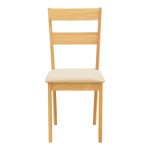 Τραπεζαρία Dallan Country pakoworld 7τεμ σε φυσική απόχρωση rubberwood 120-150x80x74εκ