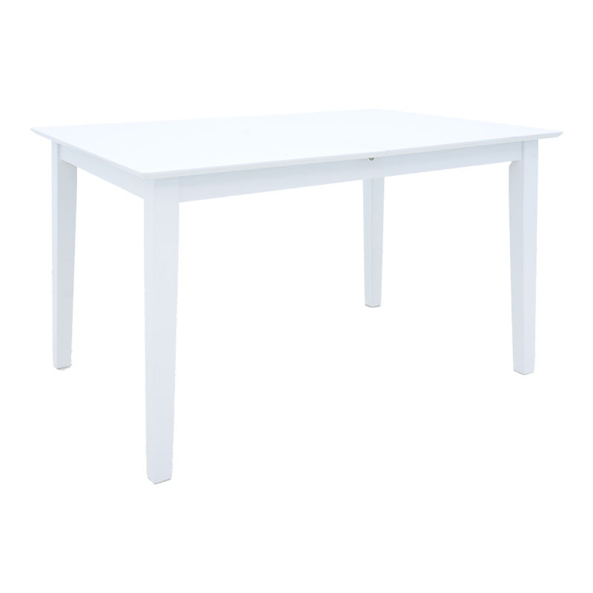 Τραπεζαρία Dallan Mabor pakoworld 7τεμ λευκό rubberwood 120-150x80x73,8εκ