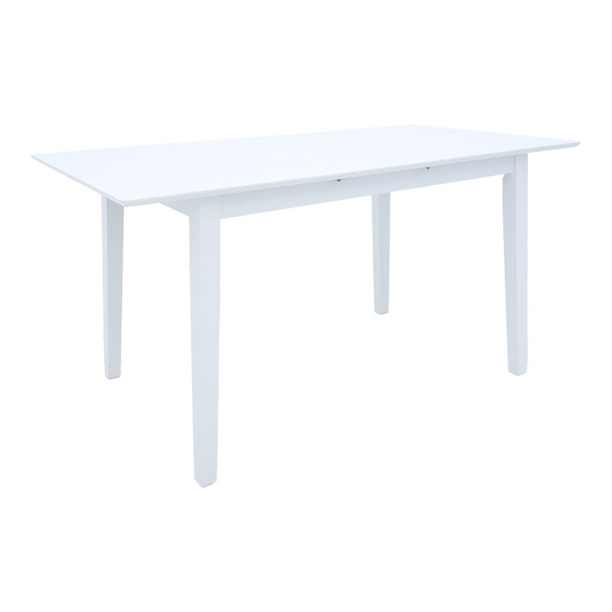 Τραπεζαρία Dallan Mabor pakoworld 7τεμ λευκό rubberwood 120-150x80x73,8εκ