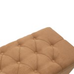 Σκαμπό-μπαούλο Elone pakoworld μόκα-καρυδί 90x40x44εκ Σκαμπό-μπαούλο Elone pakoworld μόκα-καρυδί 90x40x44εκ