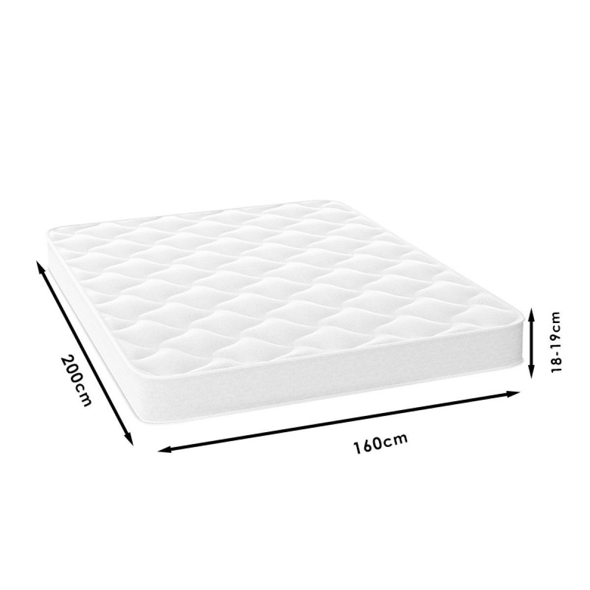 Στρώμα Fix Pad Chic Strom μονής όψης 18-19cm 160x200εκ Στρώμα Fix Pad Chic Strom μονής όψης 18-19cm 160x200εκ
