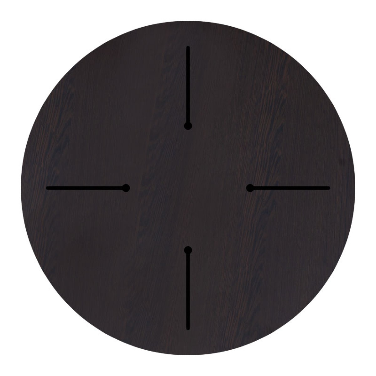 Επιφάνεια τραπεζιού Portico pakoworld HPL wenge Φ60εκ πάχους 12mm Επιφάνεια τραπεζιού Portico pakoworld HPL wenge Φ60εκ πάχους 12mm