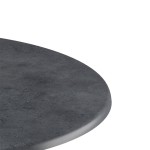 Επιφάνεια τραπεζιού Sizzle pakoworld Werzalit ανθρακί cement Φ70εκ πάχους 25mm Επιφάνεια τραπεζιού Sizzle pakoworld Werzalit ανθρακί cement Φ70εκ πάχους 25mm
