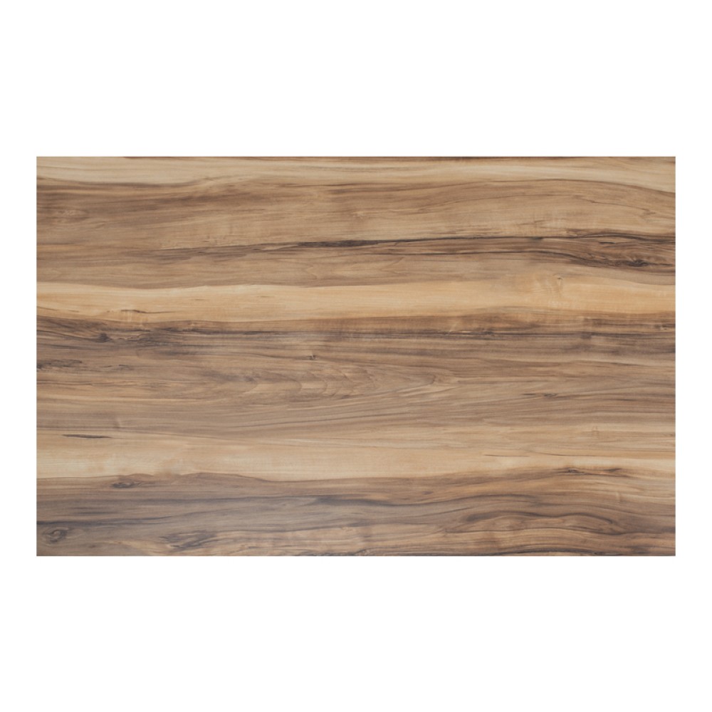 Επιφάνεια τραπεζιού Noble pakoworld Werzalit καρυδί 120x80εκ πάχους 35mm