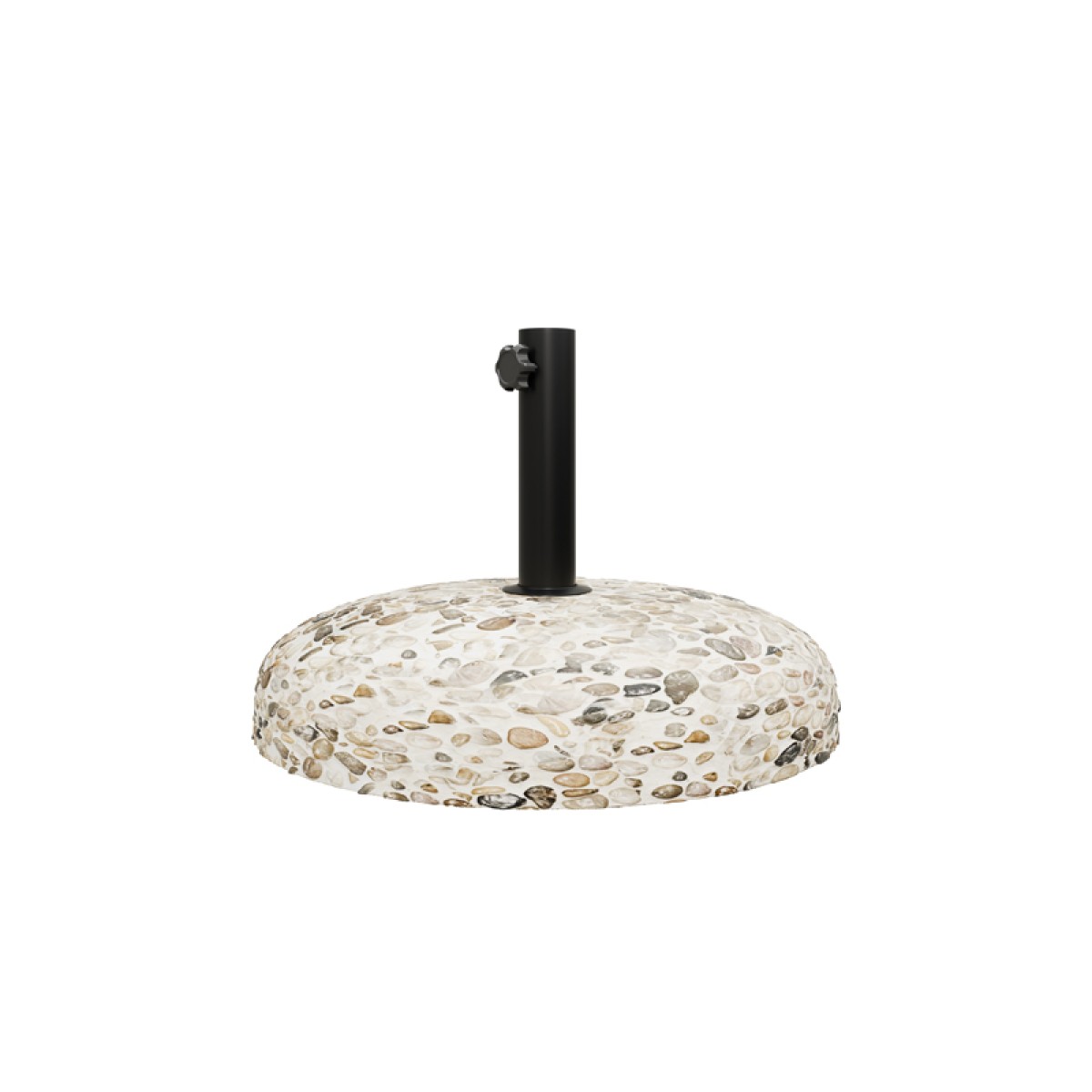 Βάση ομπρέλας Nimbus pakoworld τσιμέντο ψηφιδωτή 15kg Φ35εκ Βάση ομπρέλας Nimbus pakoworld τσιμέντο ψηφιδωτή 15kg Φ35εκ