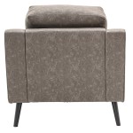 Πολυθρόνα Lonnie pakoworld τεχνόδερμα γκρι antique 94x95.5x92.5εκ Πολυθρόνα Lonnie pakoworld τεχνόδερμα γκρι antique 94x95.5x92.5εκ