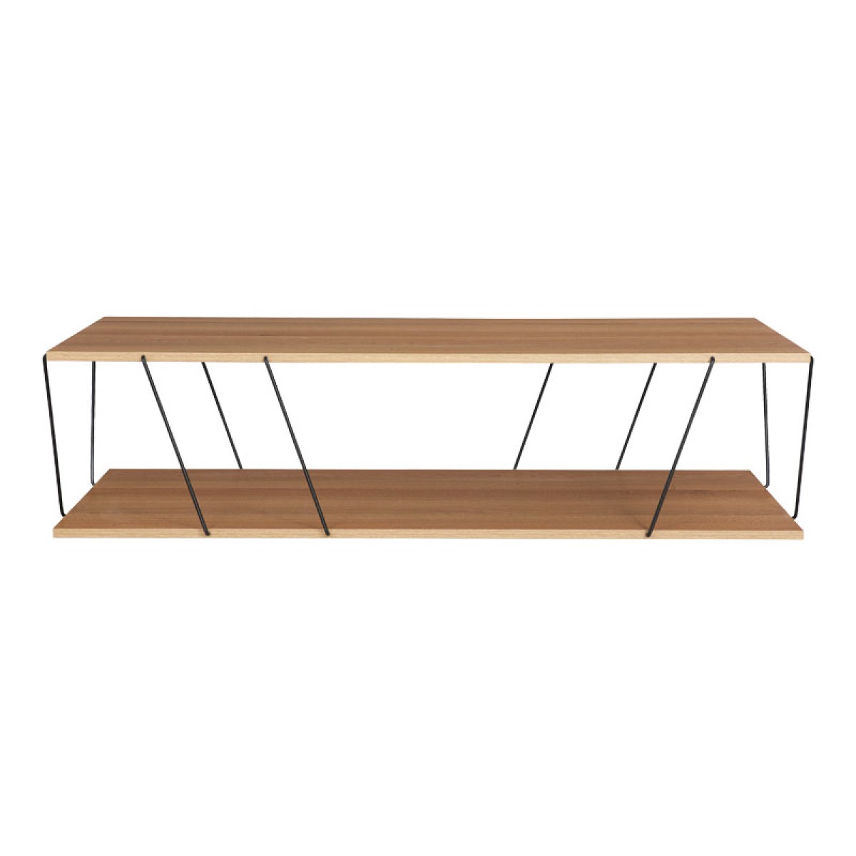 Τραπέζι σαλονιού Tars pakoworld sonoma-μαύρο 120x50x30εκ Τραπέζι σαλονιού Tars pakoworld sonoma-μαύρο 120x50x30εκ