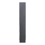 Βιβλιοθήκη mini Tars pakoworld ανθρακί-μαύρο 50x22x150εκ Βιβλιοθήκη mini Tars pakoworld ανθρακί-μαύρο 50x22x150εκ