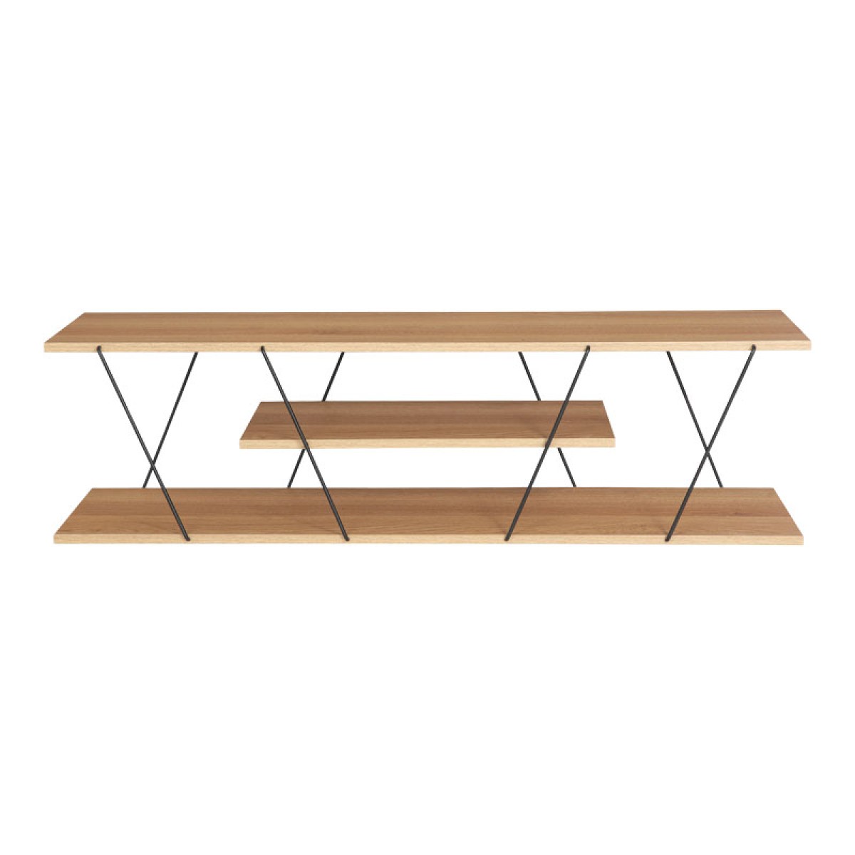 Έπιπλο τηλεόρασης Tars pakoworld sonoma-μαύρο 120x30x33εκ Έπιπλο τηλεόρασης Tars pakoworld sonoma-μαύρο 120x30x33εκ