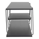 Έπιπλο τηλεόρασης Tars pakoworld ανθρακί-μαύρο 120x30x33εκ Έπιπλο τηλεόρασης Tars pakoworld ανθρακί-μαύρο 120x30x33εκ