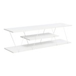 Έπιπλο τηλεόρασης Tars pakoworld λευκό 120x30x33εκ Έπιπλο τηλεόρασης Tars pakoworld λευκό 120x30x33εκ