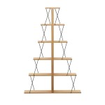 Βιβλιοθήκη mini Tars pakoworld sonoma-μαύρο 130x22x146εκ Βιβλιοθήκη mini Tars pakoworld sonoma-μαύρο 130x22x146εκ