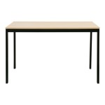 Τραπέζι Extento pakoworld επεκτεινόμενο σε φυσική απόχρωση με μαύρα μεταλλικά πόδια 120-180x74x75εκ