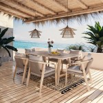 Τραπεζαρία Malibu pakoworld 7τμχ μασίφ ξύλο ακακίας-ύφασμα μπεζ Τραπεζαρία Malibu pakoworld 7τμχ μασίφ ξύλο ακακίας-ύφασμα μπεζ