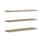 Ραφιέρα τοίχου Divar pakoworld σε sonoma απόχρωση 60x14.5x1.8εκ Ραφιέρα τοίχου Divar pakoworld σε sonoma απόχρωση 60x14.5x1.8εκ