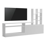 Σύνθετο σαλονιού Seruno pakoworld σε λευκή απόχρωση 170x25x100εκ Σύνθετο σαλονιού Seruno pakoworld σε λευκή απόχρωση 170x25x100εκ