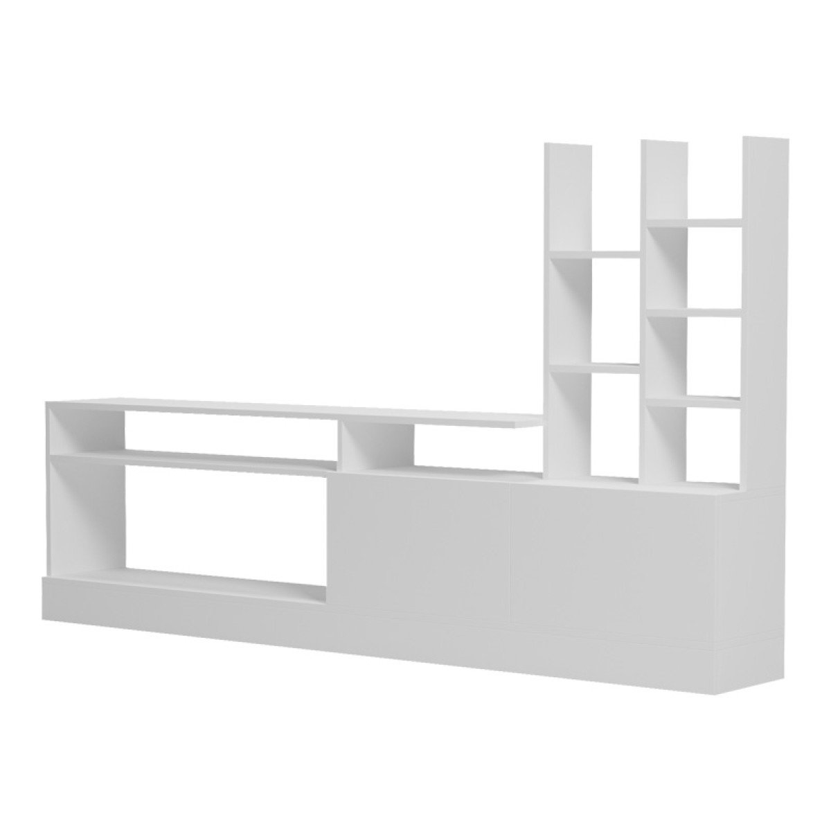 Σύνθετο σαλονιού Seruno pakoworld σε λευκή απόχρωση 170x25x100εκ Σύνθετο σαλονιού Seruno pakoworld σε λευκή απόχρωση 170x25x100εκ