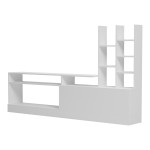 Σύνθετο σαλονιού Seruno pakoworld σε λευκή απόχρωση 170x25x100εκ Σύνθετο σαλονιού Seruno pakoworld σε λευκή απόχρωση 170x25x100εκ