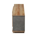 Έπιπλο τηλεόρασης Zafore pakoworld σε oak-καφέ antique απόχρωση 180x33x50εκ Έπιπλο τηλεόρασης Zafore pakoworld σε oak-καφέ antique απόχρωση 180x33x50εκ