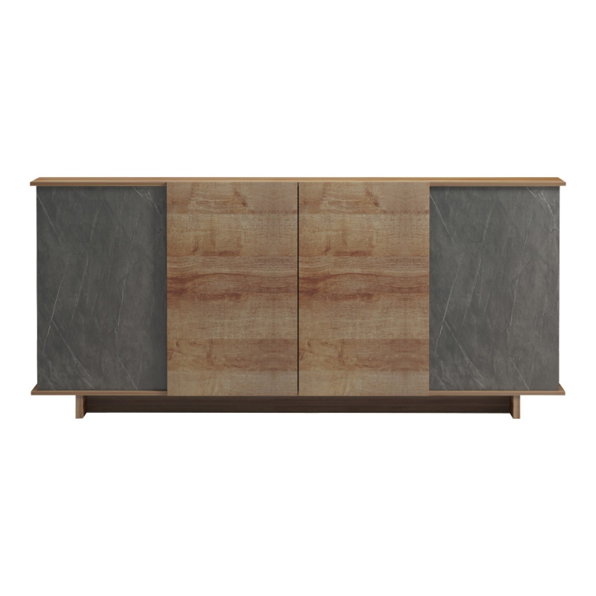 Μπουφές Zafore pakoworld σε oak - καφέ antique απόχρωση 180x45x80εκ Μπουφές Zafore pakoworld σε oak - καφέ antique απόχρωση 180x45x80εκ