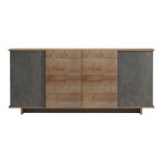 Μπουφές Zafore pakoworld σε oak - καφέ antique απόχρωση 180x45x80εκ Μπουφές Zafore pakoworld σε oak - καφέ antique απόχρωση 180x45x80εκ