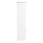 Ντουλάπα κουζίνας Rowan pakoworld σε λευκή-sonoma απόχρωση 60x42x182εκ