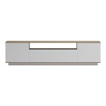 Έπιπλο τηλεόρασης Winey pakoworld σε sonoma-λευκή απόχρωση 180x44.5x44.5εκ