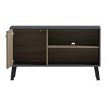 Έπιπλο τηλεόρασης Tuscany pakoworld sonoma-ανθρακί 100x40x51εκ