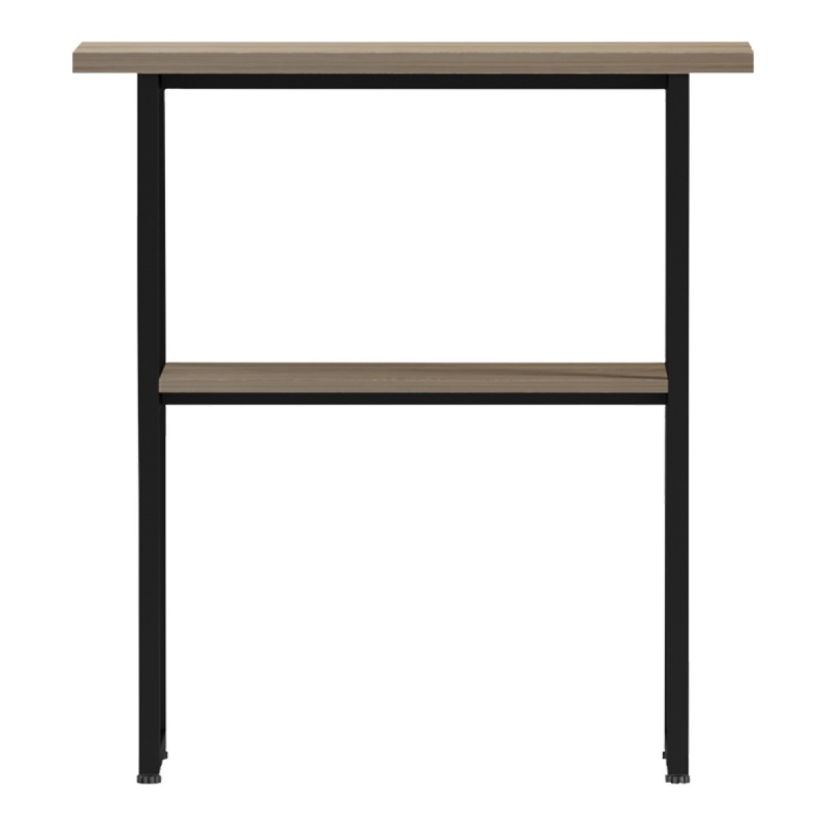 Κονσόλα Solain pakoworld sonoma-μαύρο μέταλλο 79x29x85εκ