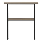 Κονσόλα Solain pakoworld sonoma-μαύρο μέταλλο 79x29x85εκ