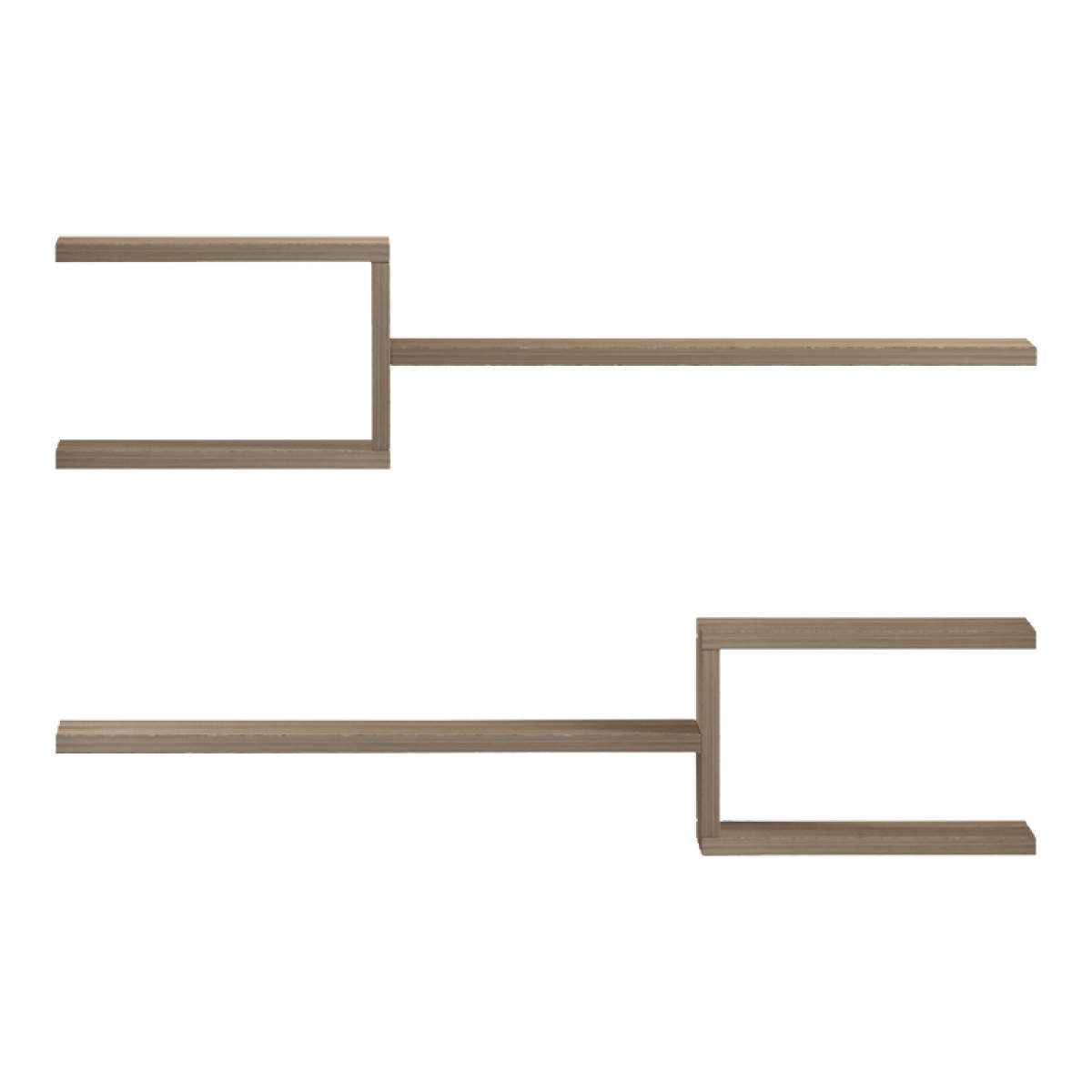 Ραφιέρα τοίχου Galler pakoworld sonoma 79x19.5x18εκ