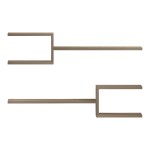 Ραφιέρα τοίχου Galler pakoworld sonoma 79x19.5x18εκ