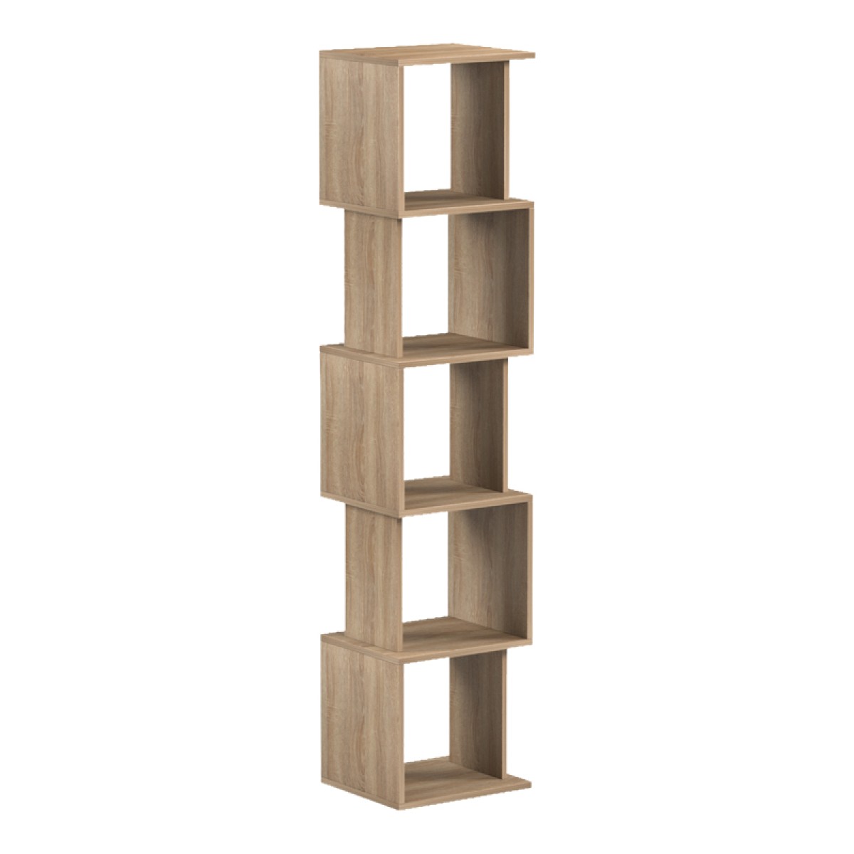 Βιβλιοθήκη Cubik pakoworld sonoma 35x30x161εκ