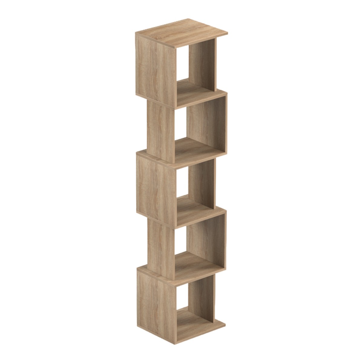 Βιβλιοθήκη Cubik pakoworld sonoma 35x30x161εκ