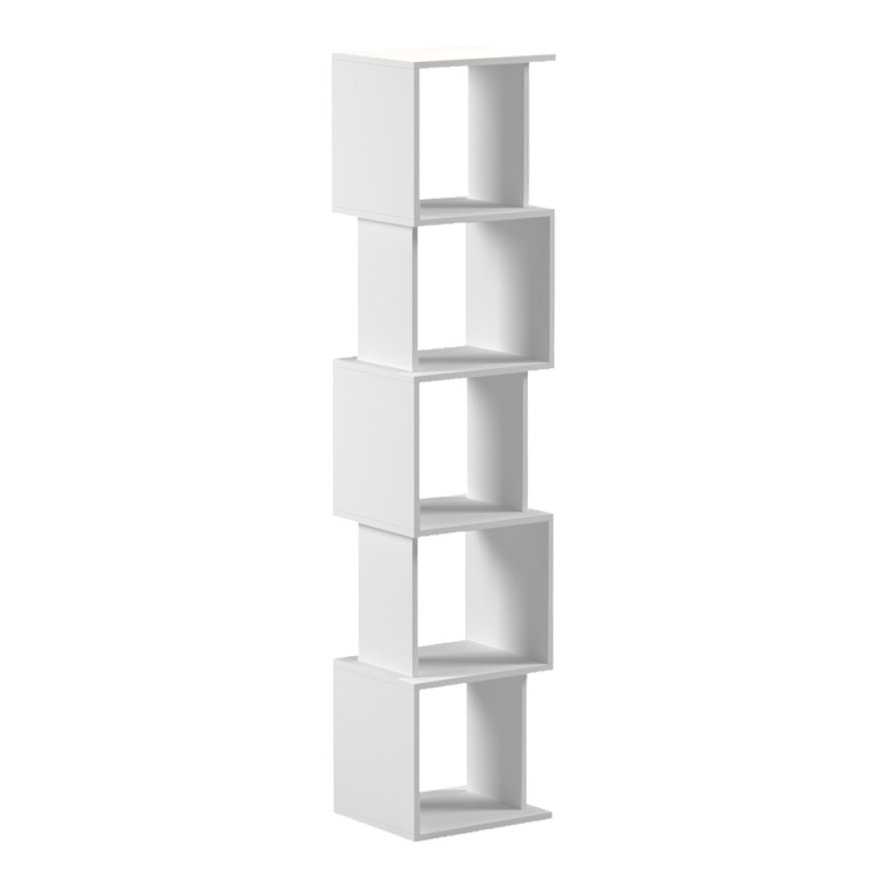 Βιβλιοθήκη Cubik pakoworld λευκό 35x30x161εκ