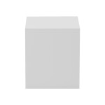 Βοηθητικό τραπέζι Doublo pakoworld λευκό 40x35x40εκ