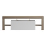 Έπιπλο τηλεόρασης Liner pakoworld sonoma-λευκό 150x40x50εκ