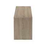 Έπιπλο τηλεόρασης Liner pakoworld sonoma-λευκό 150x40x50εκ