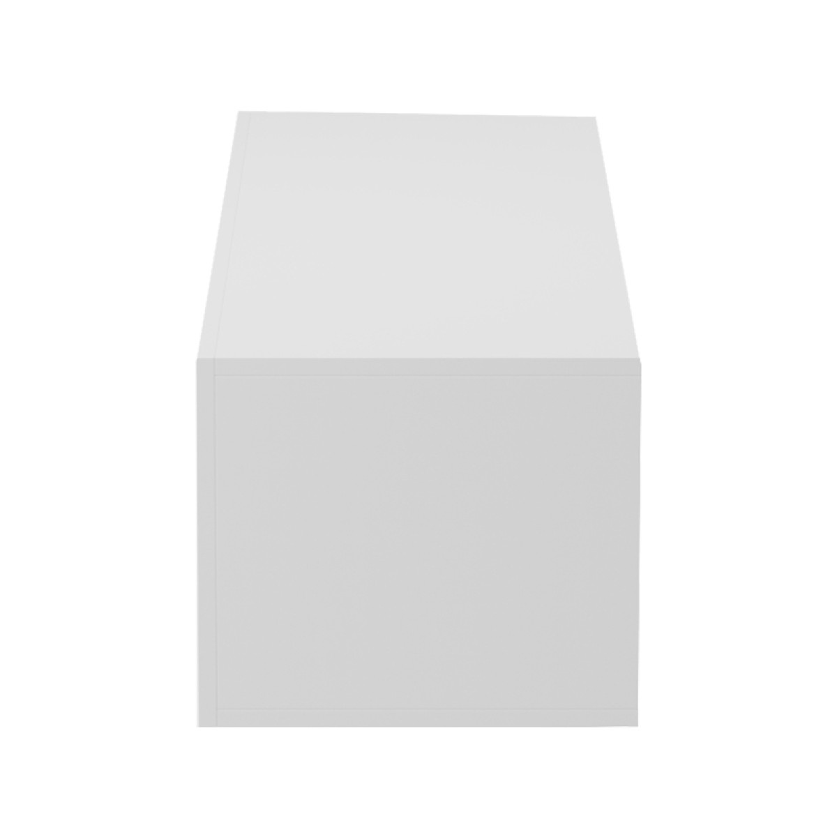 Έπιπλο τηλεόρασης επιτοίχιο με Led Rival pakoworld λευκό 120x35x30εκ