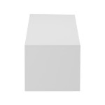 Έπιπλο τηλεόρασης επιτοίχιο με Led Rival pakoworld λευκό 120x35x30εκ