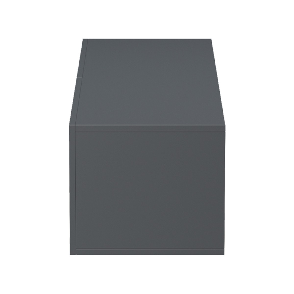 Έπιπλο τηλεόρασης επιτοίχιο με Led Rival pakoworld ανθρακί 120x35x30εκ