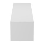 Έπιπλο τηλεόρασης επιτοίχιο με Led Rival pakoworld λευκό 180x35x30εκ