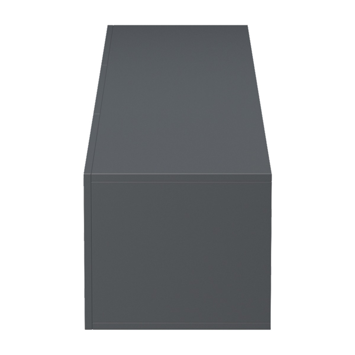 Έπιπλο τηλεόρασης επιτοίχιο με Led Rival pakoworld ανθρακι 180x35x30εκ