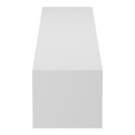 Έπιπλο τηλεόρασης επιτοίχιο με Led Rival pakoworld λευκό 210x35x30εκ