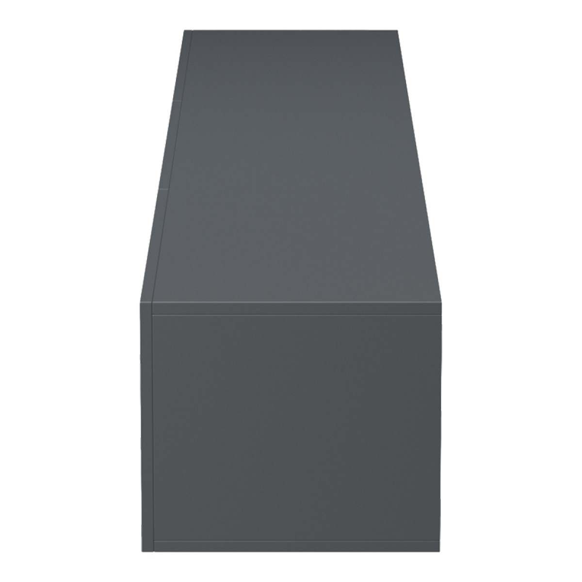 Έπιπλο τηλεόρασης επιτοίχιο με Led Rival pakoworld ανθρακί 210x35x30εκ