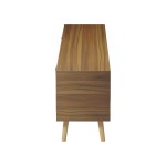 Έπιπλο τηλεόρασης Gorna pakoworld καρυδί 180x35x48.6εκ