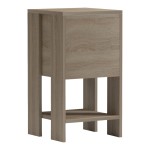 Κομοδίνο Reppo pakoworld sonoma 30x30x55εκ