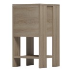 Κομοδίνο Reppo pakoworld sonoma 30x30x55εκ