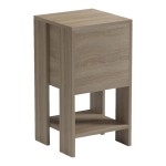 Κομοδίνο Reppo pakoworld sonoma 30x30x55εκ